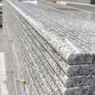 山南芝麻白楼梯踏步 花岗岩楼梯板材